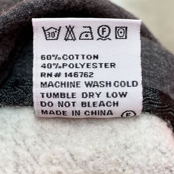 San Francisco full zip grey applique hoodie M - Picture 6 of 8